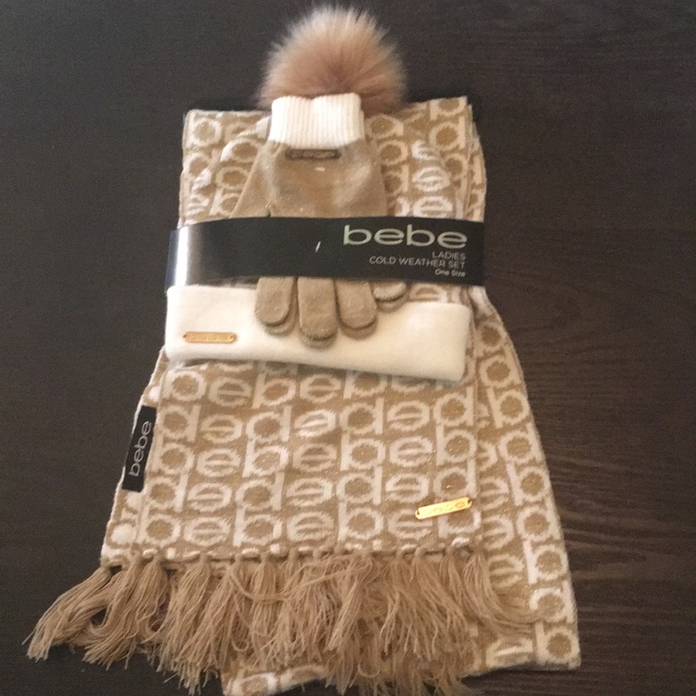 NWT! Bebe cold weather accessories bundle